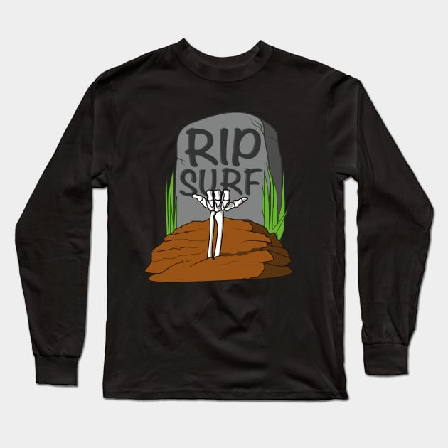 Rip surf Long Sleeve T-Shirt by Liking